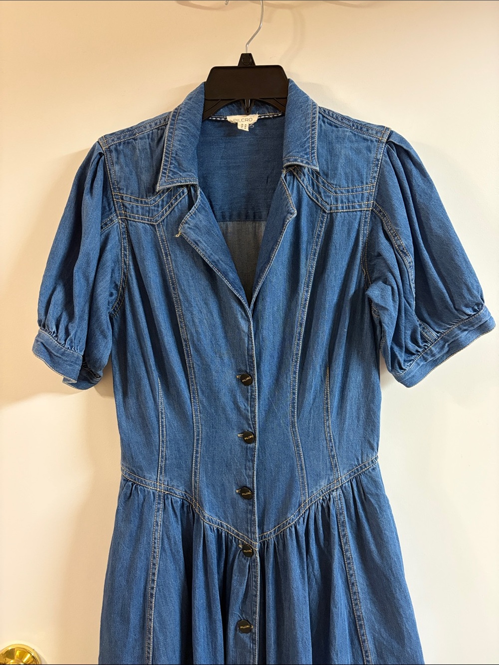 Anthropologie Pilcro Denim Button Front Dress - Picture 4 of 8